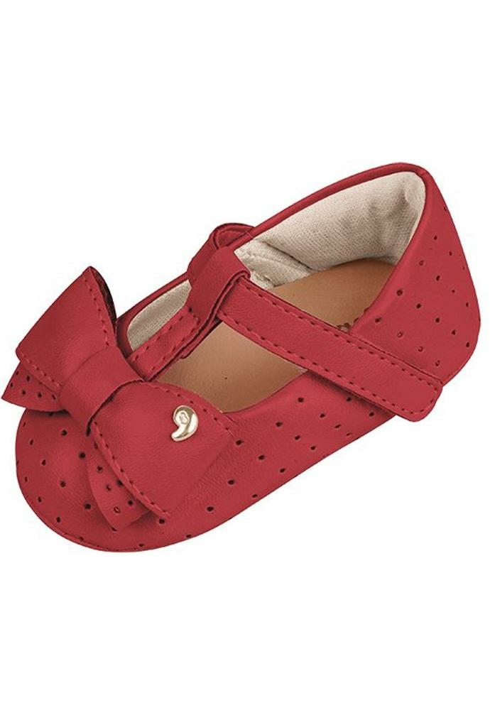 Sapato infantil cheap vermelho pampili