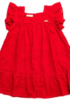 Vestido Curto Infantil Vermelho Vigat - comprar online