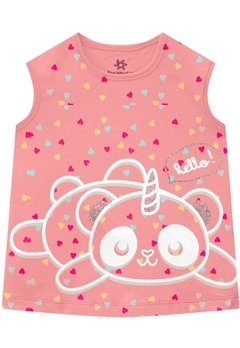 Pijama Infantil Rosa Brandili - comprar online