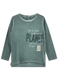 Camiseta ML Maxi Malha Planet Verde Colorittá