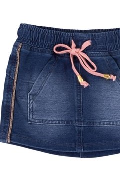 Short Saia Infantil Jeans Pull-ga - comprar online