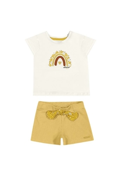 Conjunto Infantil Cotton Amarelo Colorittá - comprar online