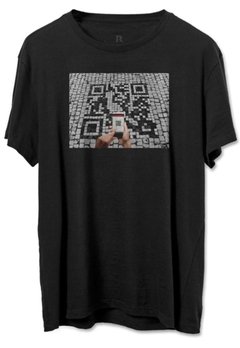 Camiseta Infantil Preto QRCODE Reserva Mini