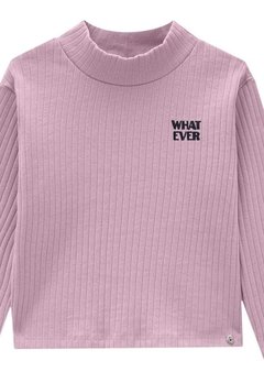 Blusa ML Infantil Lilas What Ever Vic&Vicky - comprar online