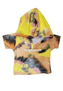 Conjunto Infantil Tie Dye Amarelo Vim Vi Venci - comprar online