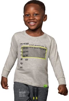 Camiseta ML Infantil Mescla Bring Colorittá