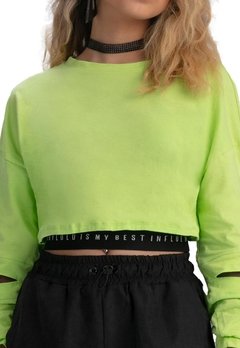 Blusa ML Verde BobbyLulu - comprar online