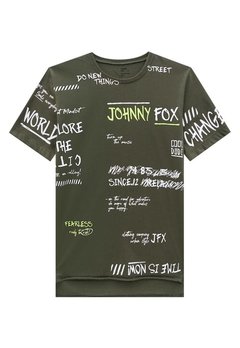 Camiseta MC Explore Verde Escuro Johnny Fox