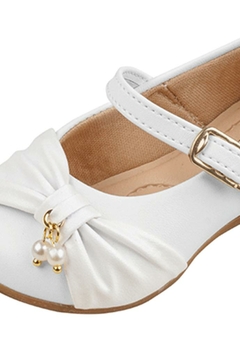 Sapato Infantil Pérola Branco Pampili - comprar online
