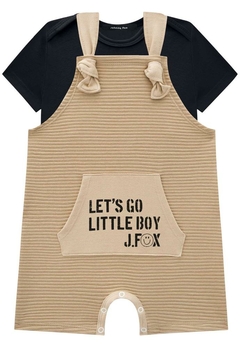 Conjunto Jardineira Body Boy Infantil Johnny Fox - comprar online