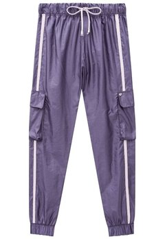 Calça Infantil Jogger Bolso Roxo Vic&Vicky