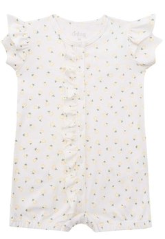 Macacão Infantil Estampado Off White Infanti