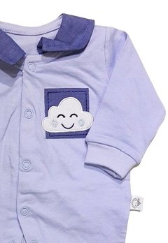 Macacão Longo Bordado Azul D Bella For Baby - comprar online