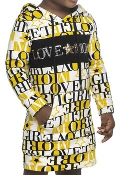 Vestido ML Molecotton Felpado Amarelo Colorittá - comprar online
