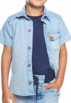 Camisa Infantil Botão Jeans Have Fun - comprar online