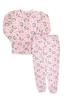 Pijama Infantil Gatinhos Rosa Vim Vi Venci