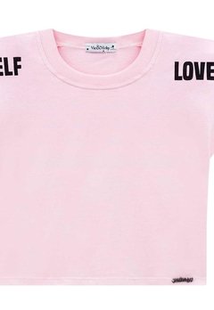 Blusa Infantil Self Love Rosa Vic&Vicky - comprar online