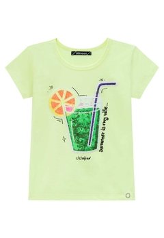 Blusa MC Summer Is My Life Verde Lilimoon