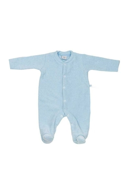 Macacão Longo Soft Glace Infantil Azul Bebê 2
