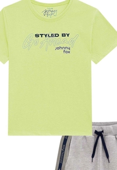 Conjunto Camiseta Bermuda Infantil Johnny Fox - comprar online