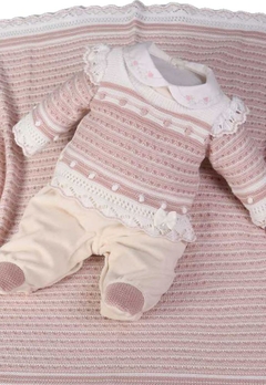 Saída Maternidade Macacão Suede Infantil Beth Bebê - comprar online