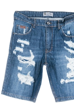 Bermuda Masculina Juvenil Jeans Mini Us - comprar online