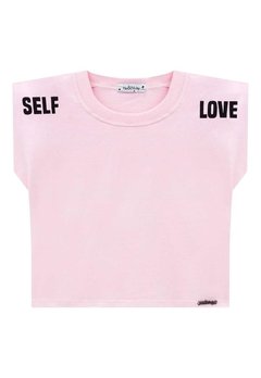 Blusa Infantil Self Love Rosa Vic&Vicky