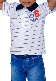 Conjunto Bermuda Infantil Jeans Passagem Secreta - comprar online