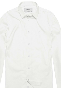 Camisa Fio Tinto ML Branco King & Joe - comprar online