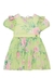 Vestido Verde Estampado Infantil Petit Cherie