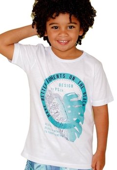 Camiseta Infantil Branco Passagem Secreta - comprar online