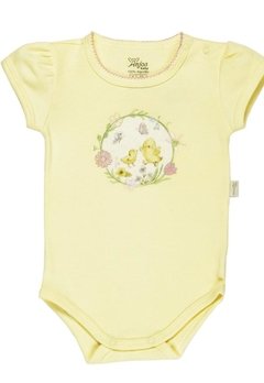 Conjunto Body Estampado Amarelo Anjos Baby - comprar online