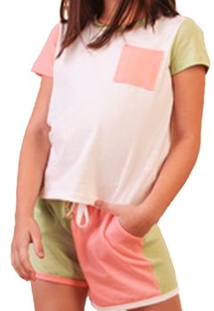 Conjunto Shorts Infantil Branco Bugbee - comprar online