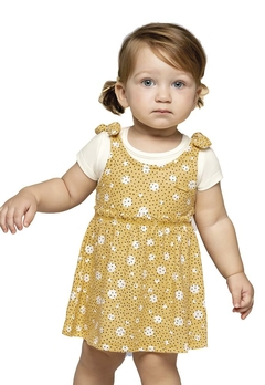 Vestido Infantil Amarelo Colorittá