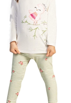 Conjunto Legging Blusa Estampado Infantil Brandili - comprar online