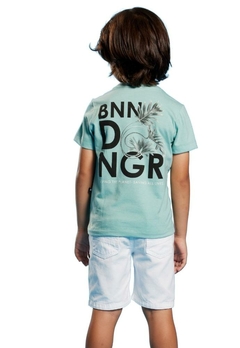 Camiseta Verde Estampa Infantil Banana Danger - comprar online
