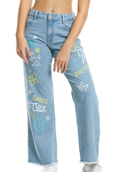 Calça Jeans Smile Style Infantil Poah Noah