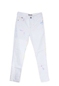 Calça Sarja Feminina Branco Mini Us