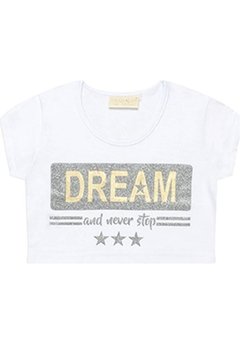 Blusa Infantil Branca Dream Vrasalon - comprar online