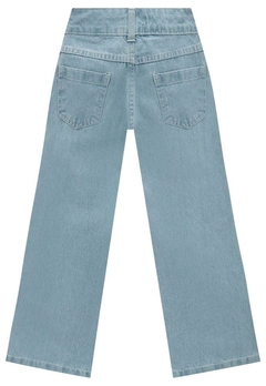 Calça Jeans Infantil Destroyed Boca Larga Kukiê - comprar online
