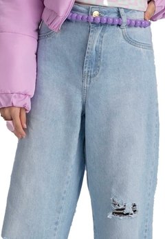 Calça Infantil Jeans Rasgo Bobby Lulu - comprar online