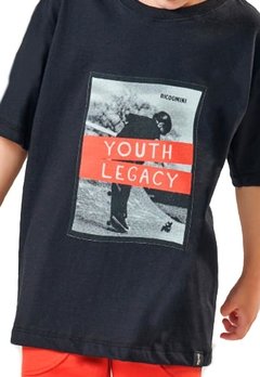 Camiseta Infantil Preta Youth Legacy Ricoo - comprar online