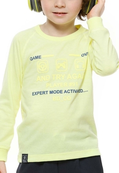 Camiseta Infantil Try Amarela Again Banana Danger - comprar online