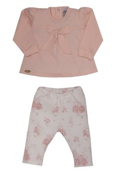 Conjunto Malha Beautiful Tie Rosa 2Pçs Sonho Mágico