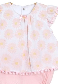 Macacão Bebê Estampado Floral Keko & Beka - Vim Vi Venci Moda Infantil e Teen