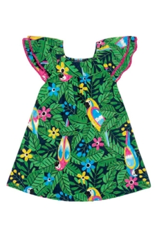 Vestido Infantil Cotton Azul VerdeNanai - comprar online