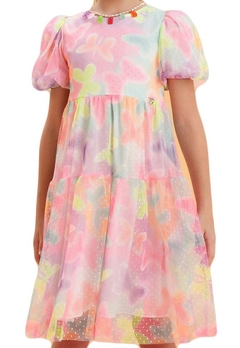 Vestido Infantil Tule Colorido Petit Cherie - comprar online