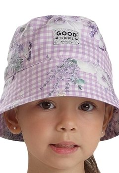 Chapéu Infantil Estampado Lilás Petit Cherie - comprar online