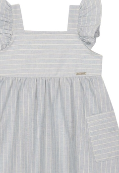 Vestido Curto Bebê Cinza Nini & Bambini - comprar online
