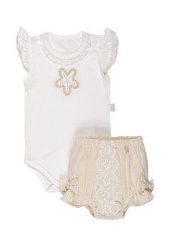Conjunto Body Bebê Branco Anjos Baby - comprar online